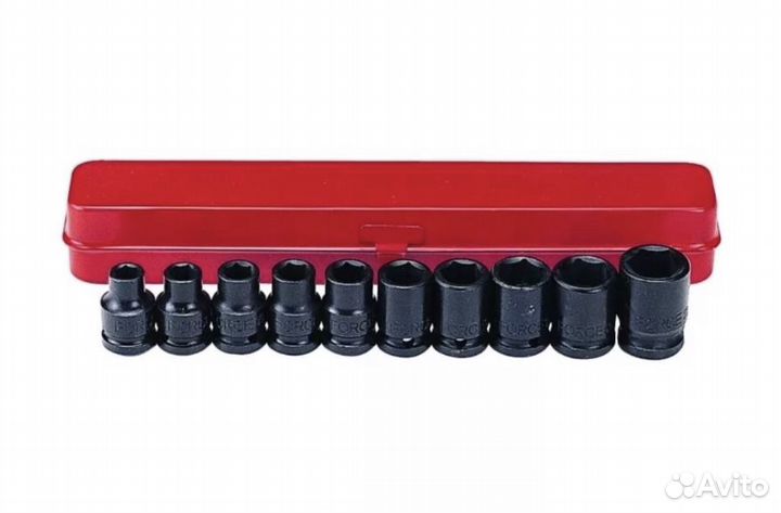 Набор коротких ударных головок 1/2’’ 10 пр. Force