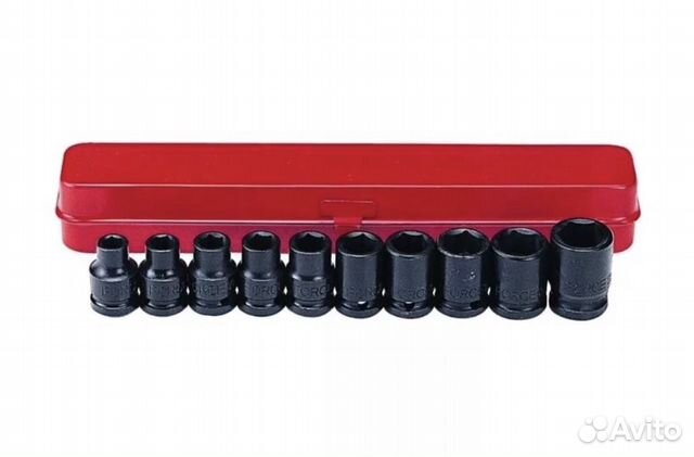 Набор коротких ударных головок 1/2’’ 10 пр. Force