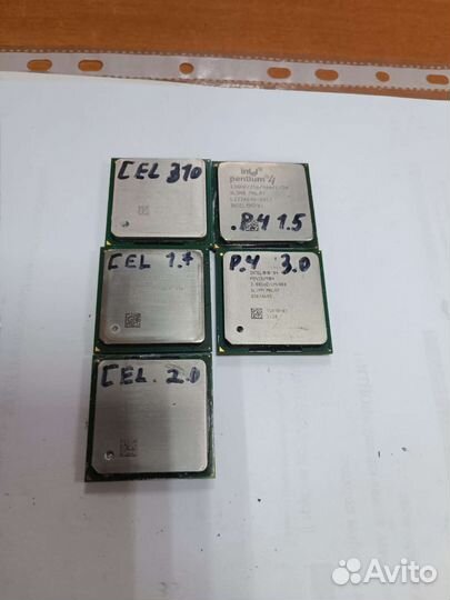 Старые процессоры Intel AMD