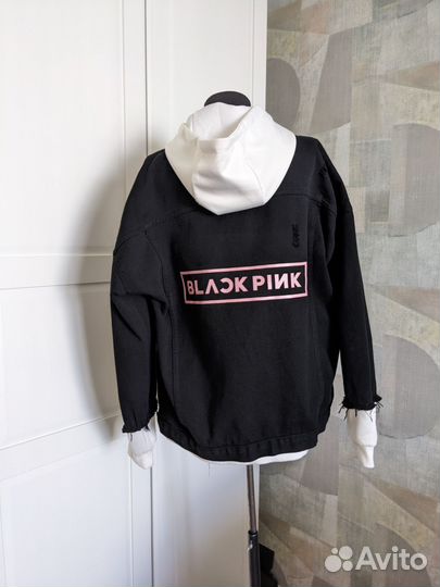 Джинсовка мерч Black Pink Kpop