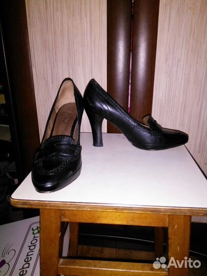 Туфли кожаные