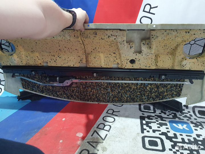 Задняя полка бмв е60 черная