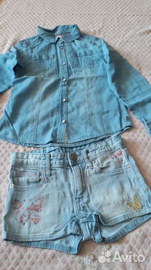 Рубашка и шорты для девочки