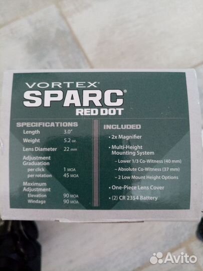 Коллиматорный прицел Vortex sparc