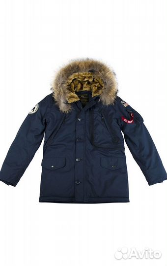 Аляска alpha industries N-3B polar rep. blue