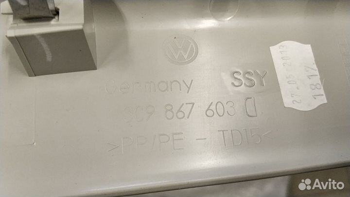 Накладка багажника VW passat B7 2011-2015