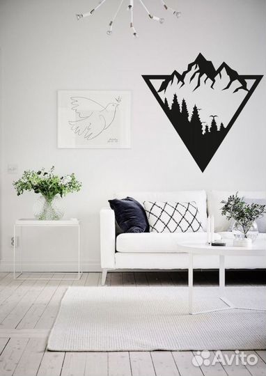 Картина панно из дерева