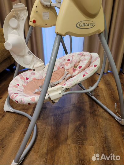 Детские электронные качели graco