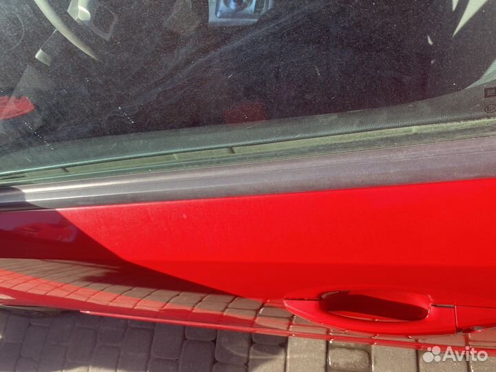 Молдинг стекла внешний передний левый opel astra h