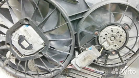 Вентилятор радиатора volkswagen touareg 7L (SBE08K