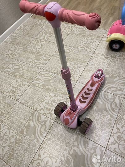 Самокат детский трехколесный бу