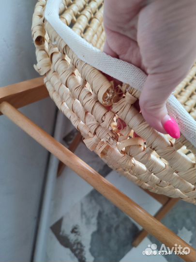 Люлька колыбель плетеная