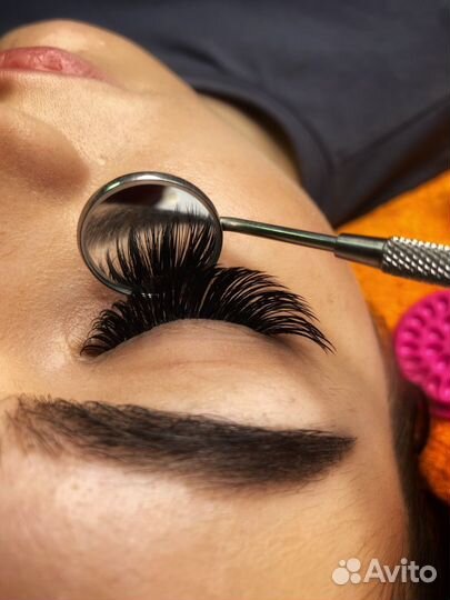 Наращивание ресниц LED и классическое