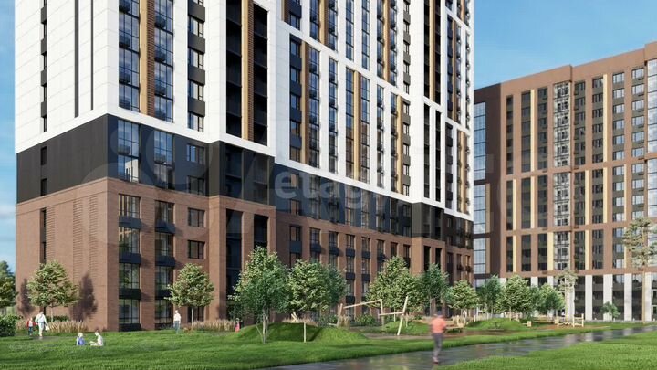 2-к. квартира, 66,8 м², 1/22 эт.