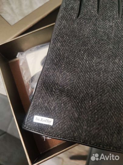 Мужские кожаные перчатки 8.5