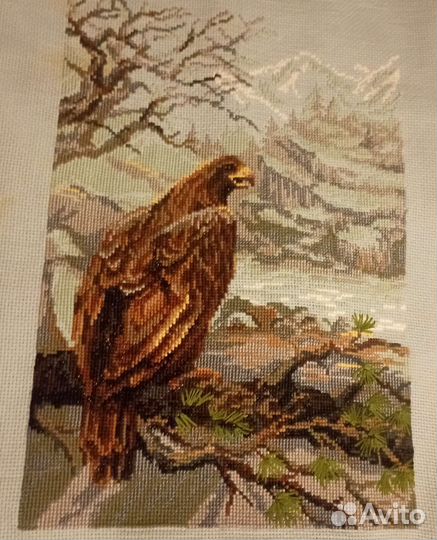 Готовая картина вышитая крестом а ассортименте