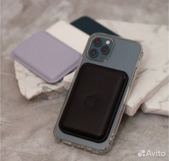 Кожаный чехол-бумажник MagSafe Wallet