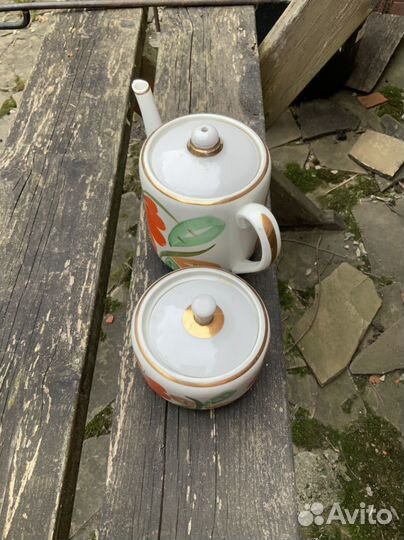 Чайник заварочный и сахарница СССР