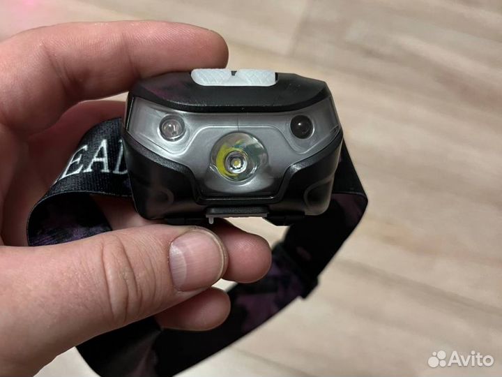 Фонарик налобный светодиодный HL-20