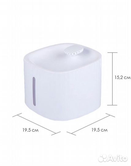 Поилка фонтан для кошек и собак