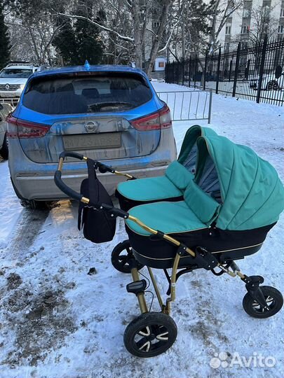 Коляска для двойни