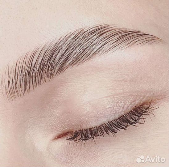 Ламинирование ресниц, оформление бровей