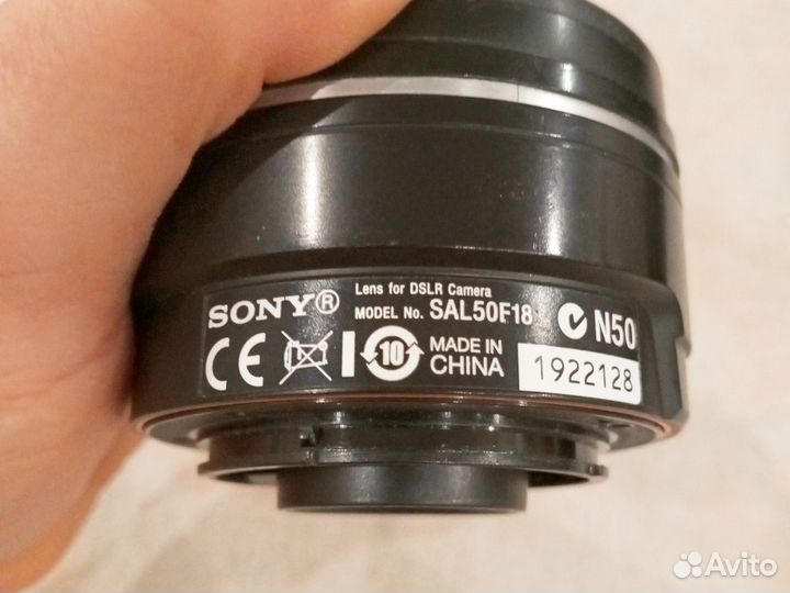 Объективы sony DT 1.8/50 sam