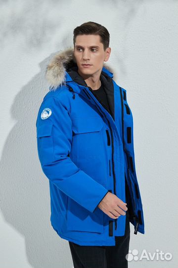 Пуховик canada goose expedition Royal blue