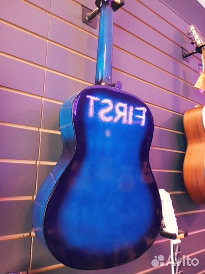 Гитара Belucci синяя новая