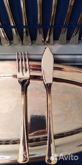 Набор ножей и вилок для рыбы Giоrinох (Италия)