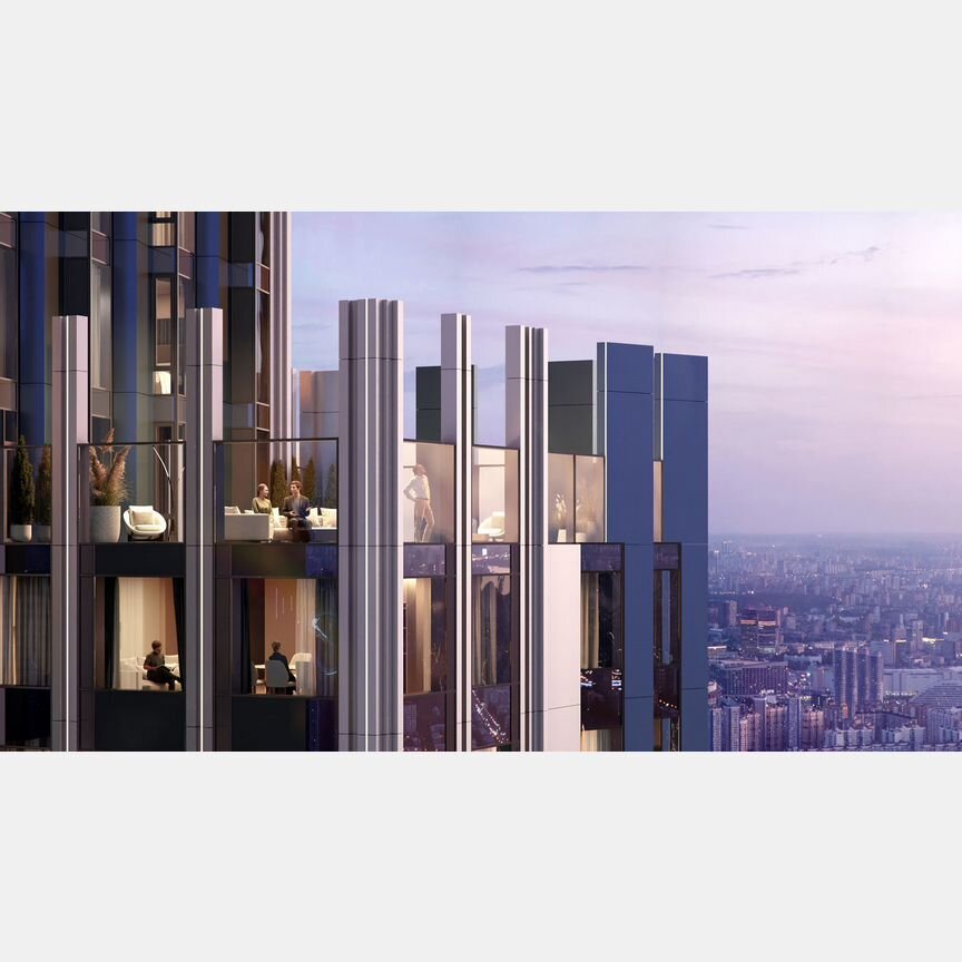 3-к. квартира, 91,6 м², 31/56 эт.