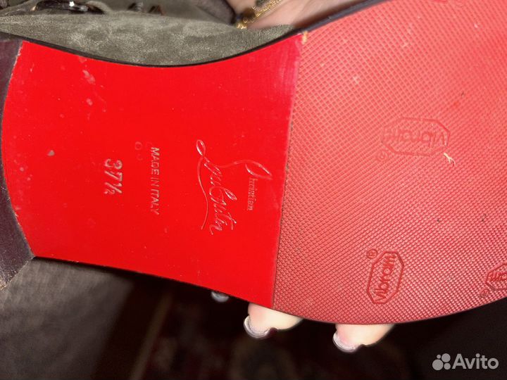 Louboutin сапоги оригинал 37 размер