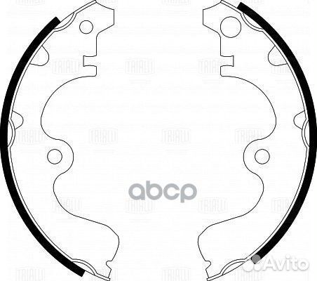 Колодки тормозные для а/м Toyota Starlet (96)