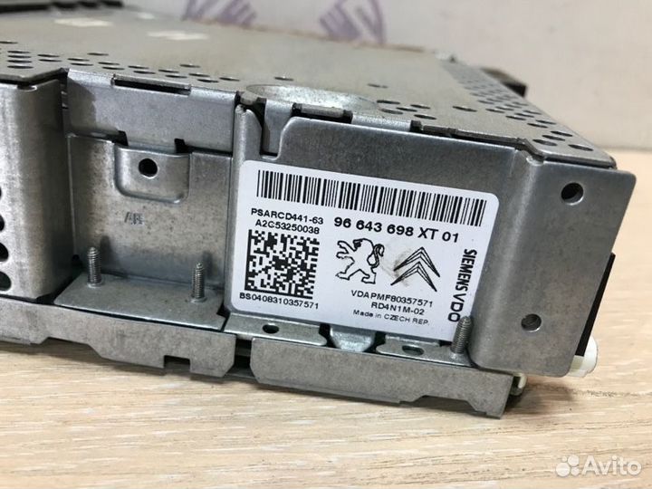 Автомагнитола Citroen C2 JM KFU ET3JP4 2009