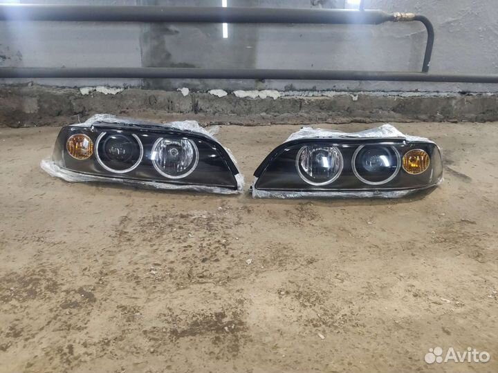 Фары bmw e39 Bi Led/ Bi xenon Hella Black