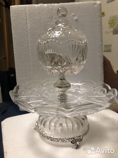 Ваза на ножке конфетница /горка