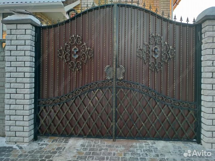 Ворота кованые