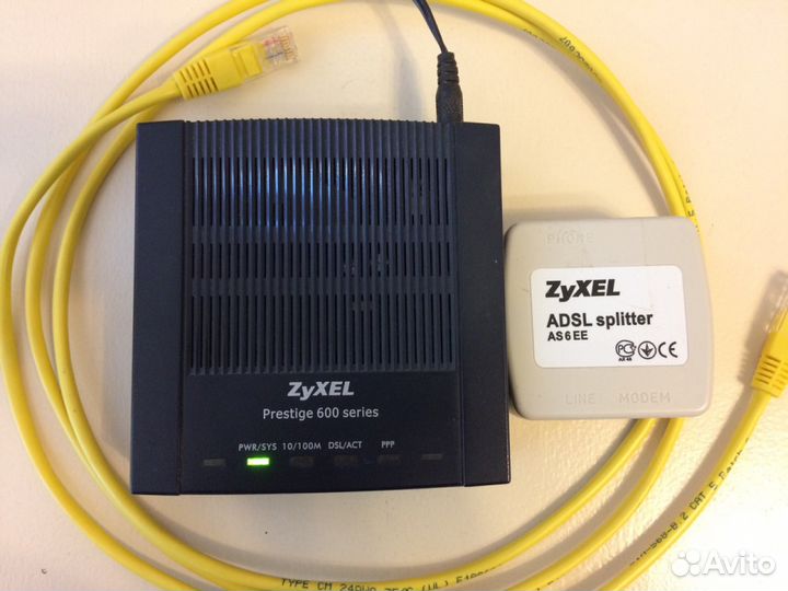 Модем Zyxel Prestige adsl2+ P-660RT EE (Annex A)