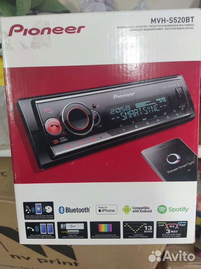 Процессорная магнитола pioneer mvh-s520bt