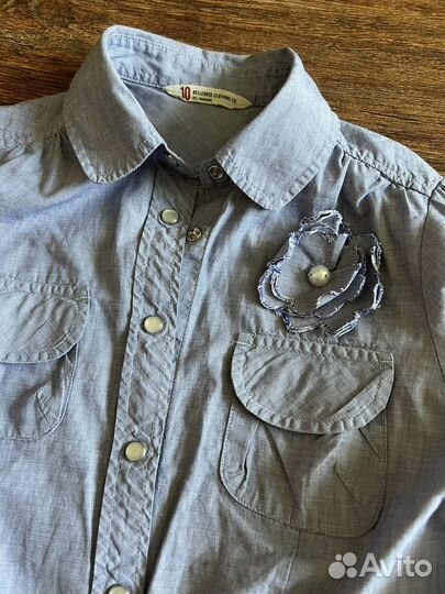 Блуза школьная для девочки 128-134