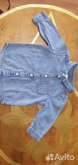 Джинсовая рубашка H&M для мальчика