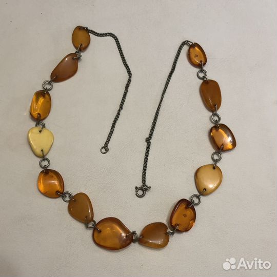 Колье из янтаря. СССР