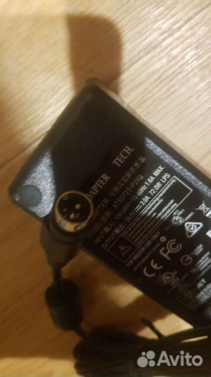 Блок питания 24v 3a 3pin