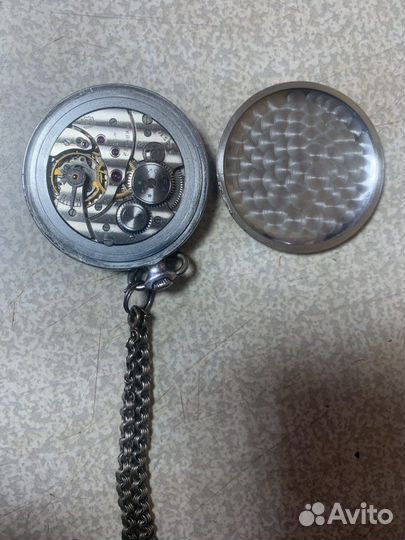 Искра винтажные карманные механические часы СССР
