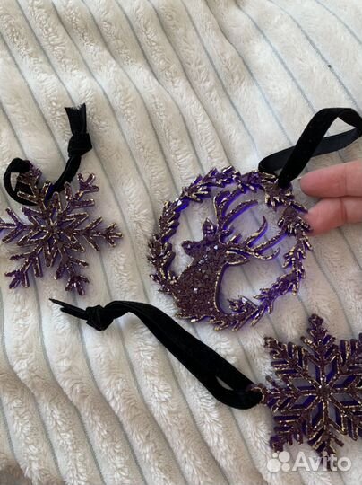 Ёлочные украшения из эпоксидной смолы