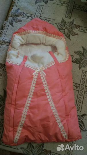 Конверт на выписку для девочки весна, зима