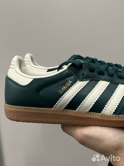 Кроссовки Adidas Samba OG collegiate green