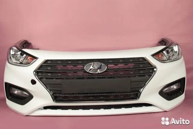 Фара Бампер Капот Крыло в Цвет Hyundai Solaris