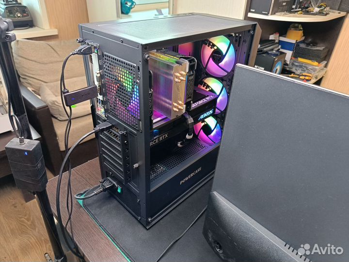 Игровой топ комп Intel 12400F+ RTX 4060