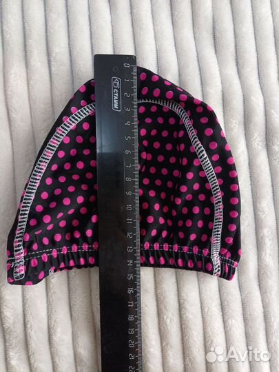 Шапочка для плавания, тканевая. На 1-2 года